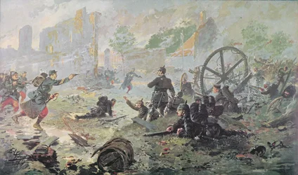 Der Angriff bei Mailly-le-Camp während der Ersten Schlacht an der Marne (1914)